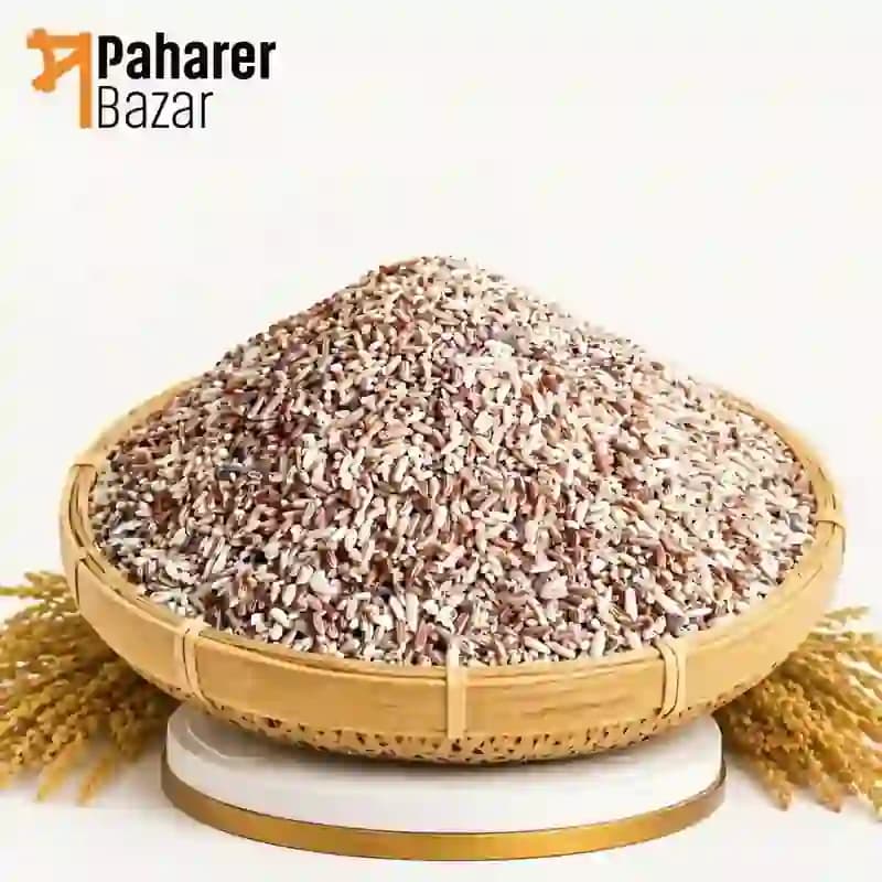 পাহাড়ি জুমের লাল বিন্নি চাল | Organic Pahari Red Binni Rice