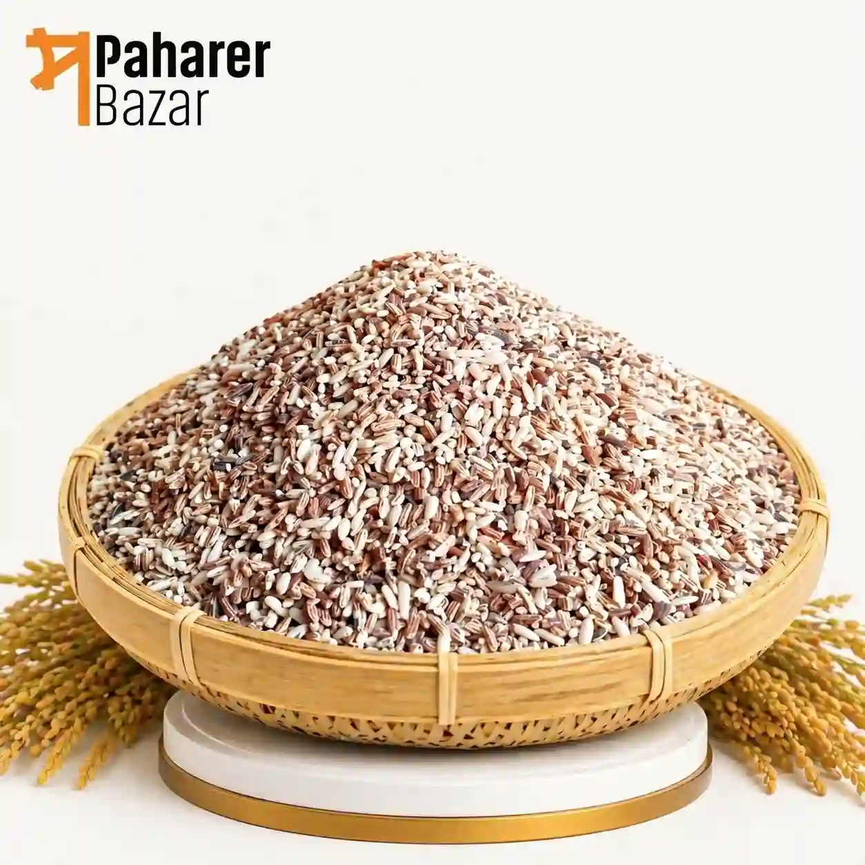 পাহাড়ি জুমের বিন্নি লাল চাল  ১ কেজি | Organic Pahari Red Binni Rice 1Kg